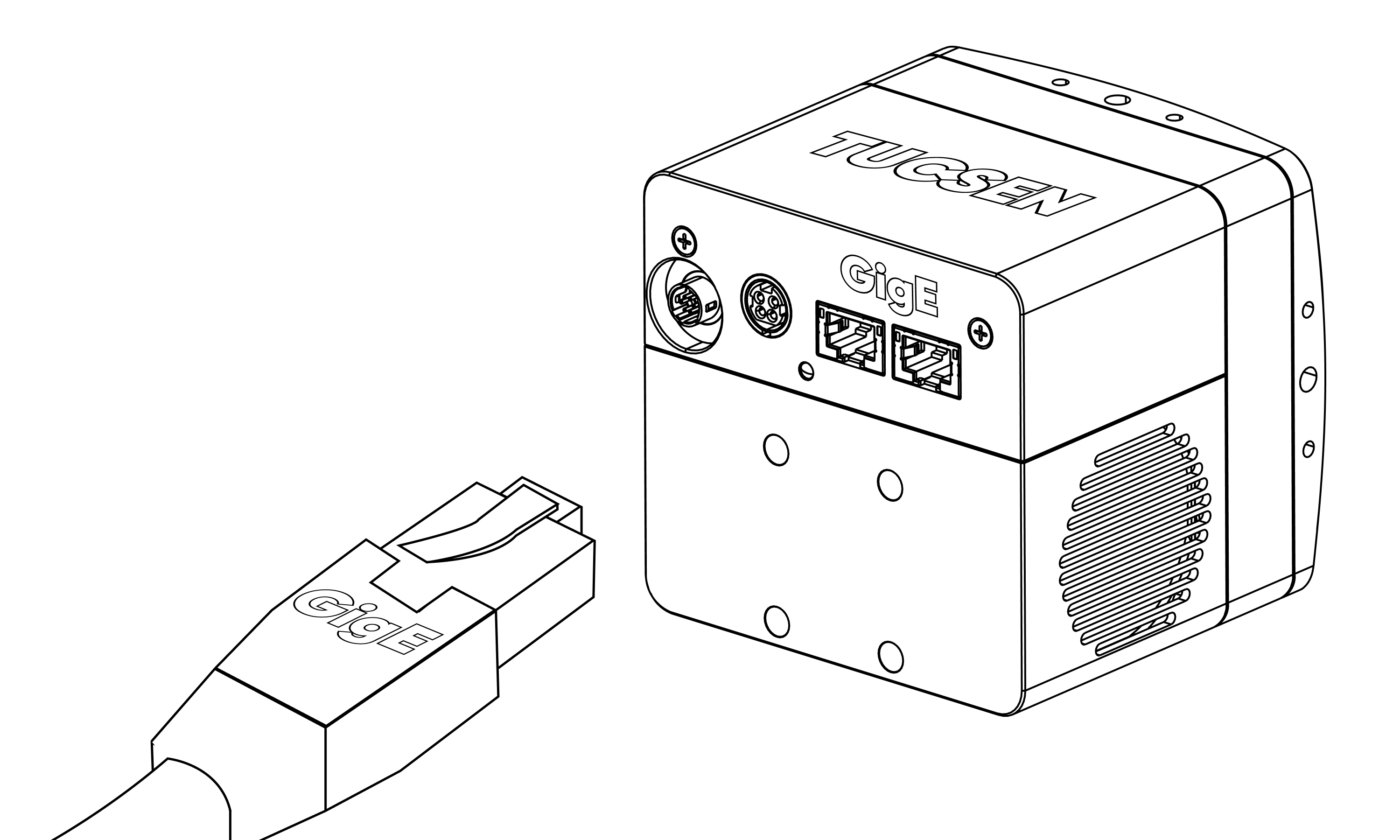 簡單、高速的GIGE接口